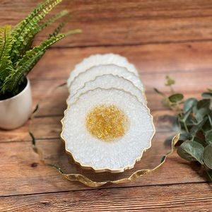 Large Geode Coaster Set of 4